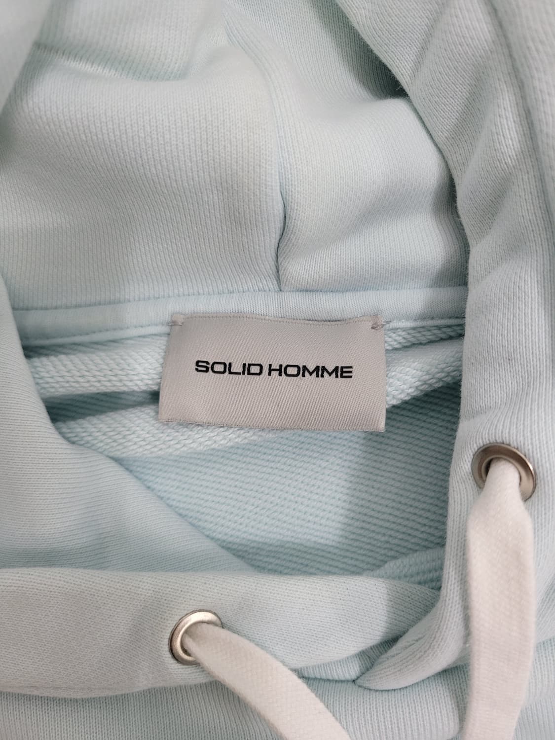 Solid Homme 솔리드 옴므 백로고 오버핏 후드 / 남 95
 상품이미지8