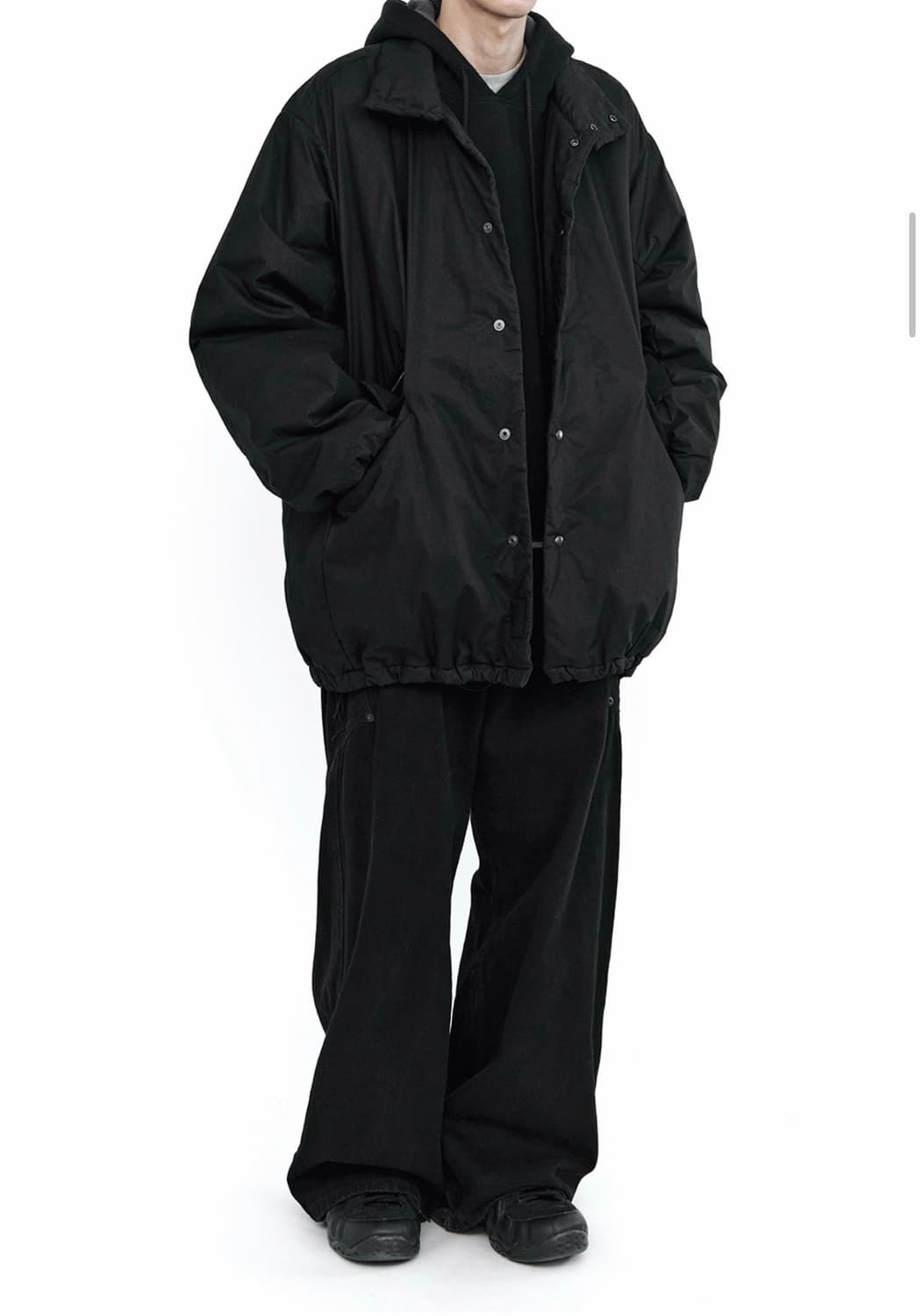 폴리테루 필로우 파카 001 (매트) 블랙 팝니다.  상품이미지3