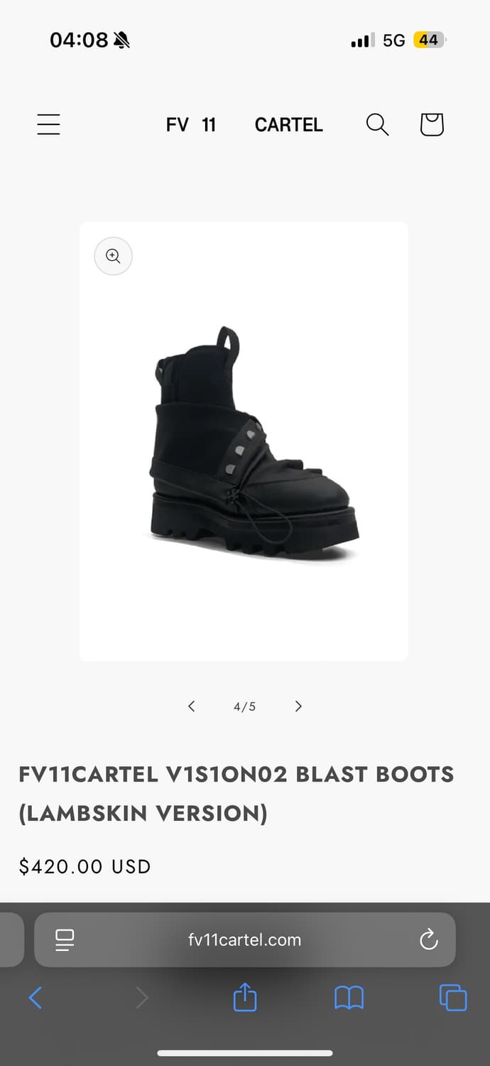 FV11CARTEL BLAST BOOTS (LAMSKIN) 상품이미지4