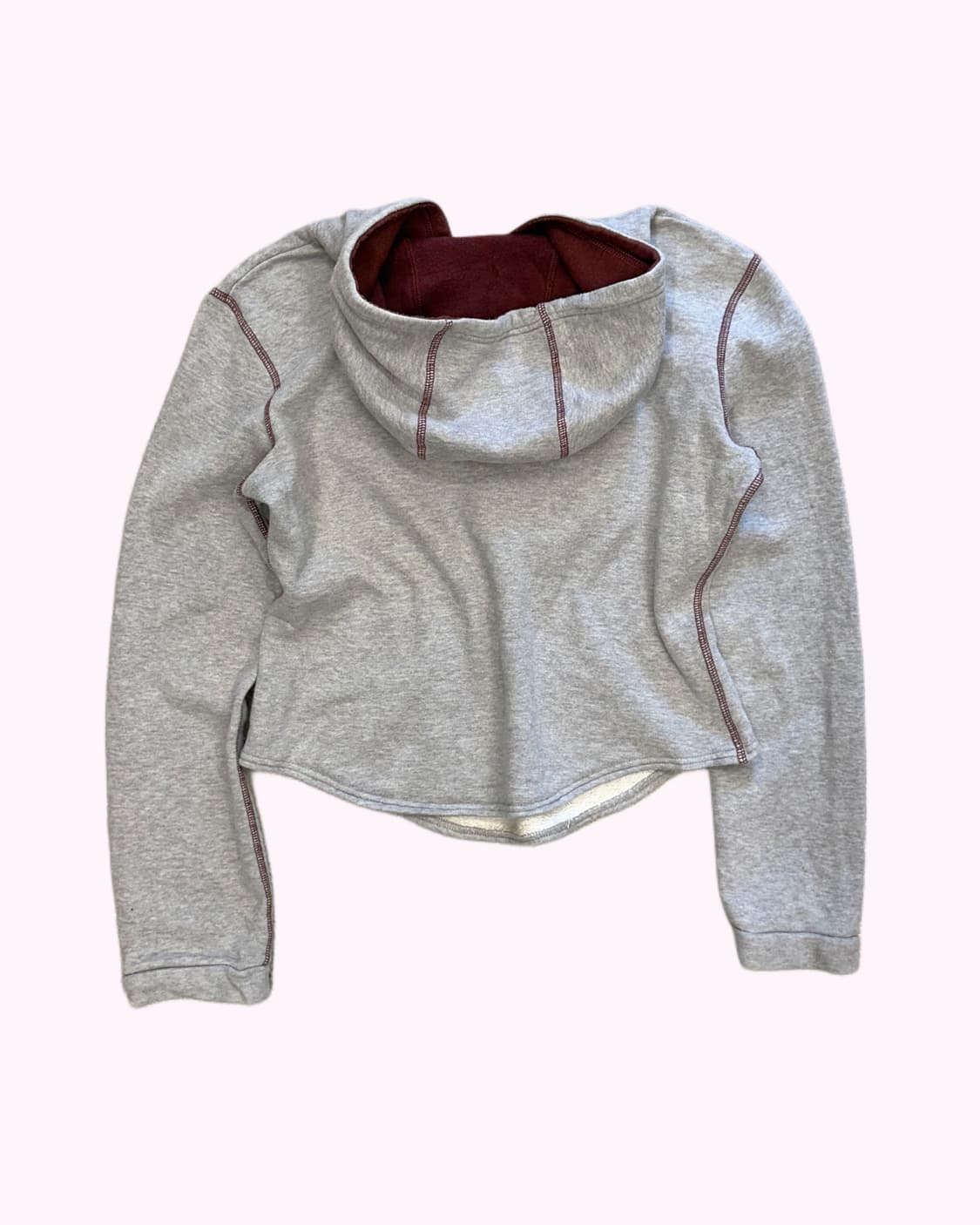 IMAGE boucle patch crop hood t-shirt 상품이미지4