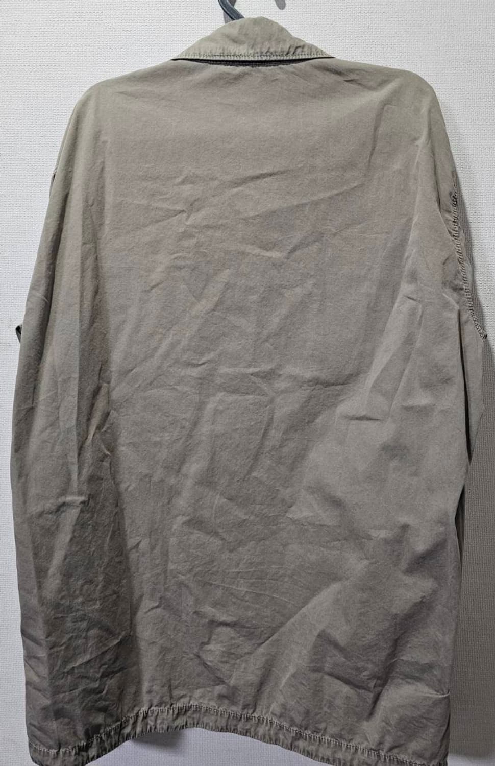 정품 스톤아일랜드 올드이펙트 다크베이지 오버셔츠 105 / XL 상품이미지4