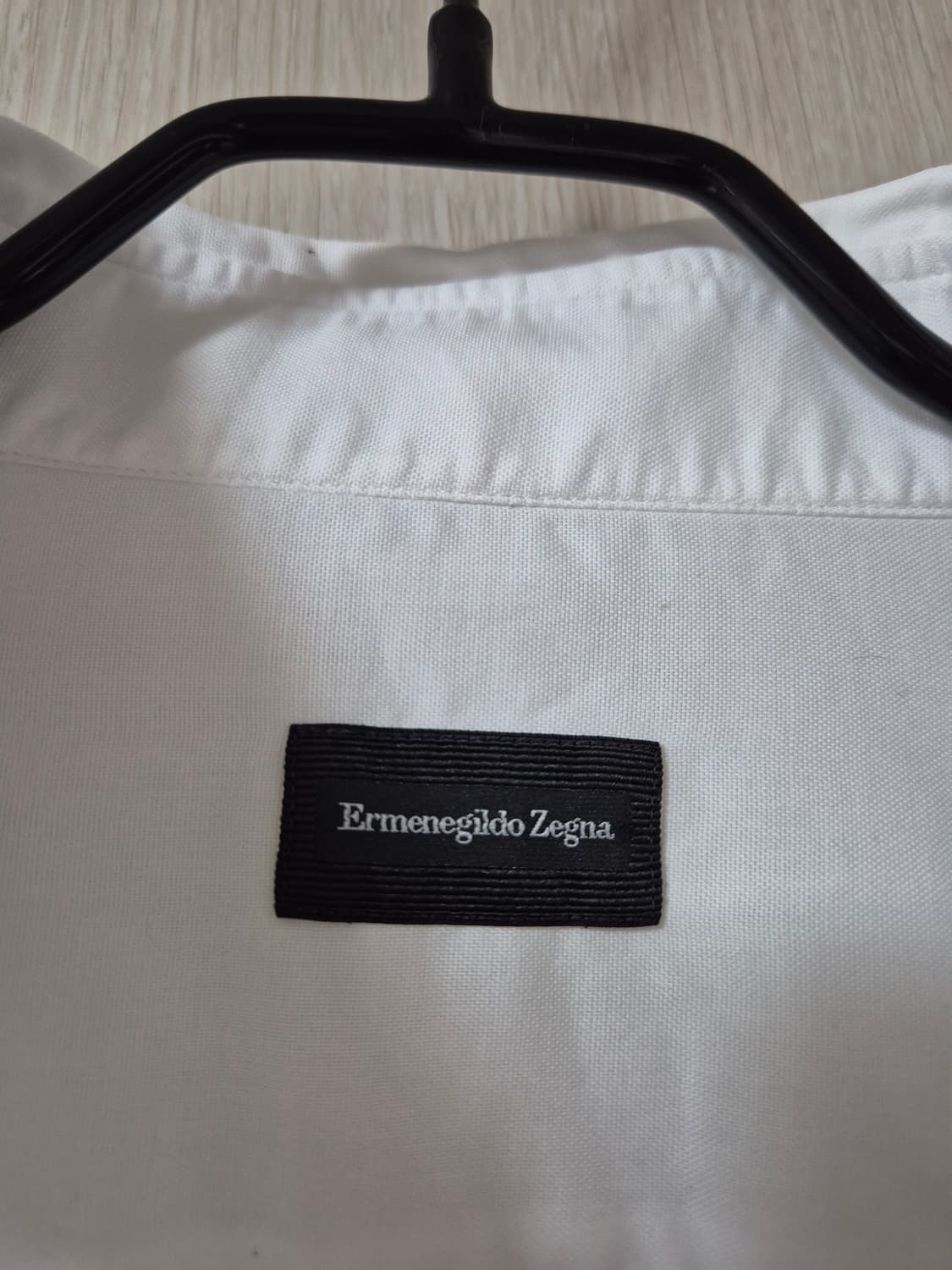 에르메네질도 제냐 화이트 셔츠 기본핏 42 상품이미지4