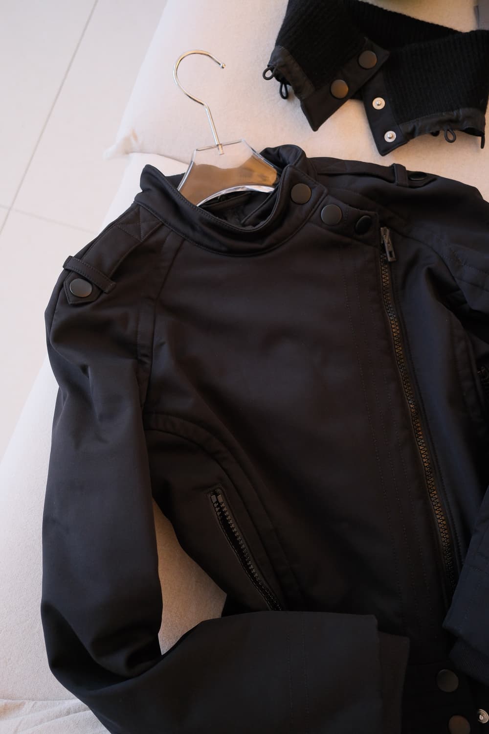 Detachable collar rider jacket 상품이미지5