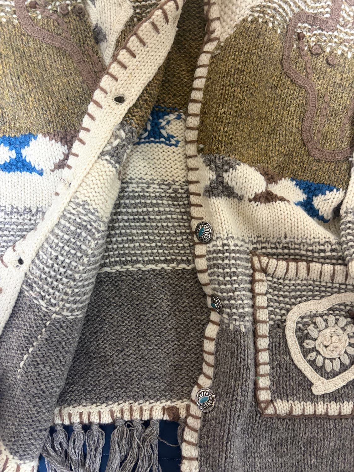 빈티지 니트 가디건 상품이미지4