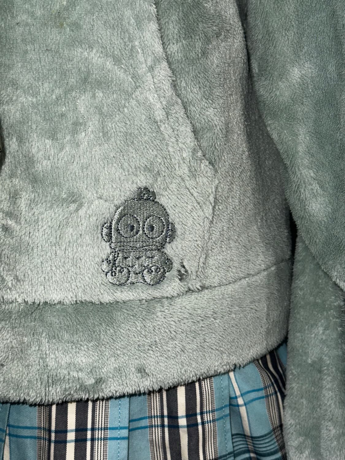 한교동미미 후드 미쿠 체크 코디세트  상품이미지7