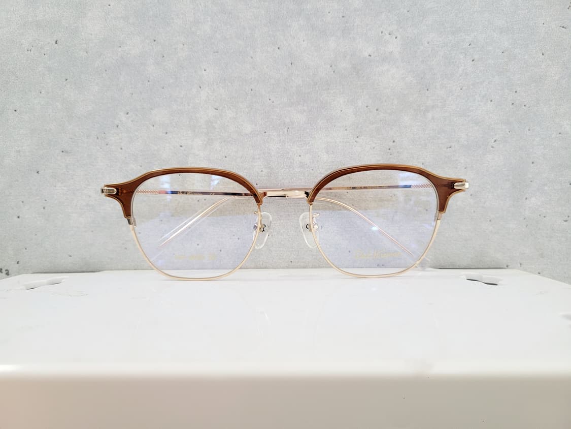 폴휴먼 안경 PHF-493D 투명브라운하금테 안경 상품이미지3