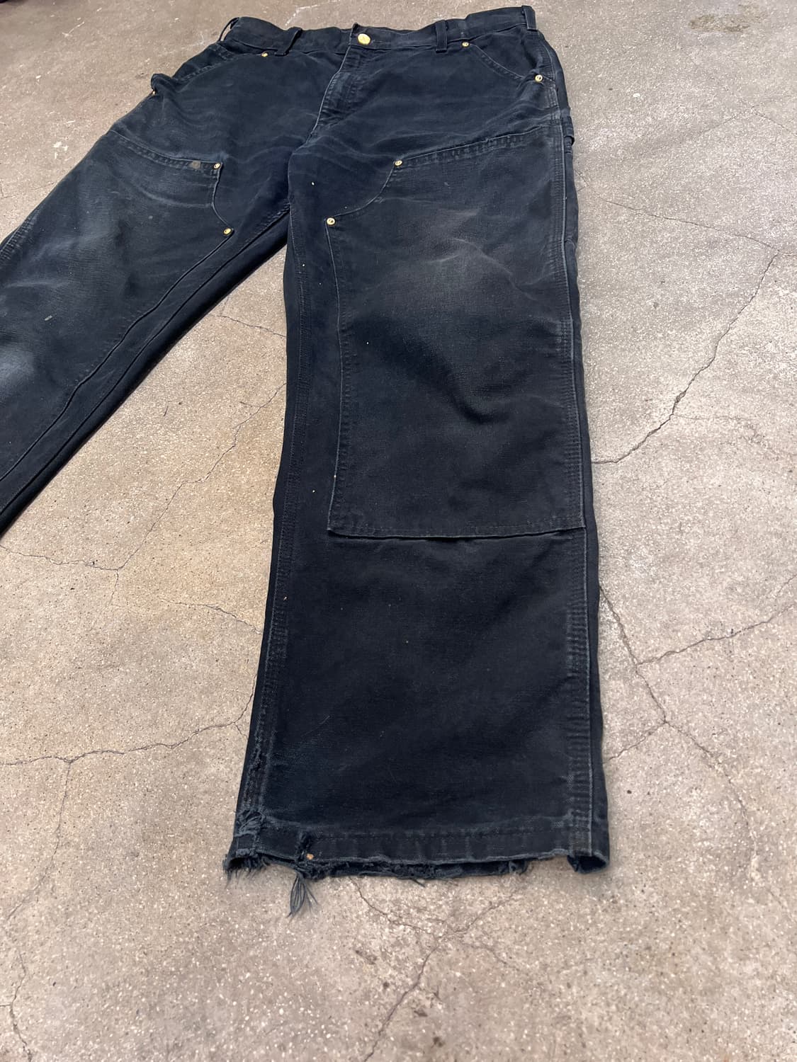 00’s Carhartt 칼하트 더블니 블랙 B01 BLK 상품이미지4