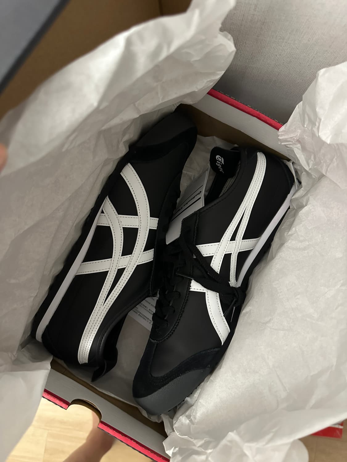 오니츠카타이거 멕시코 66 블랙/화이트 290 새상품 상품이미지1