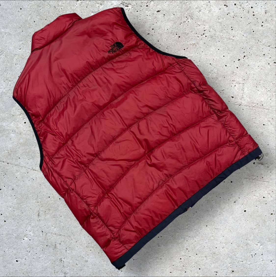 [105] 00s 노스페이스 써밋 패딩 조끼 버건디 레드 B688 상품이미지2