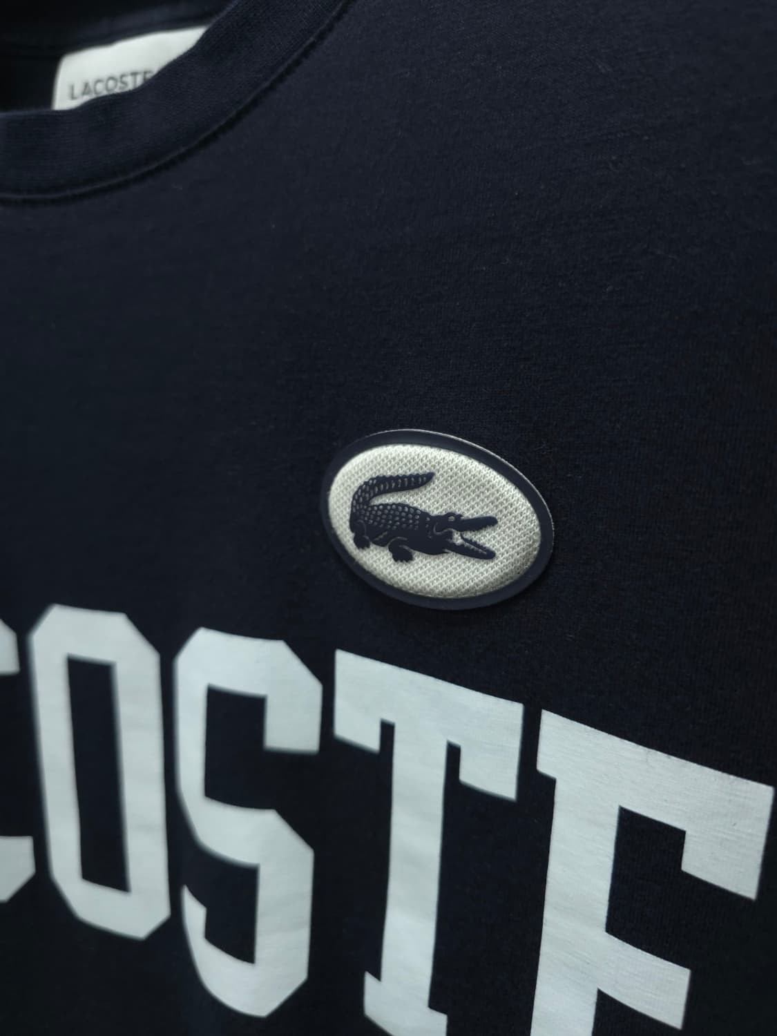 라코스테 빅로고 네이비 반팔 티셔츠(100) 상품이미지5