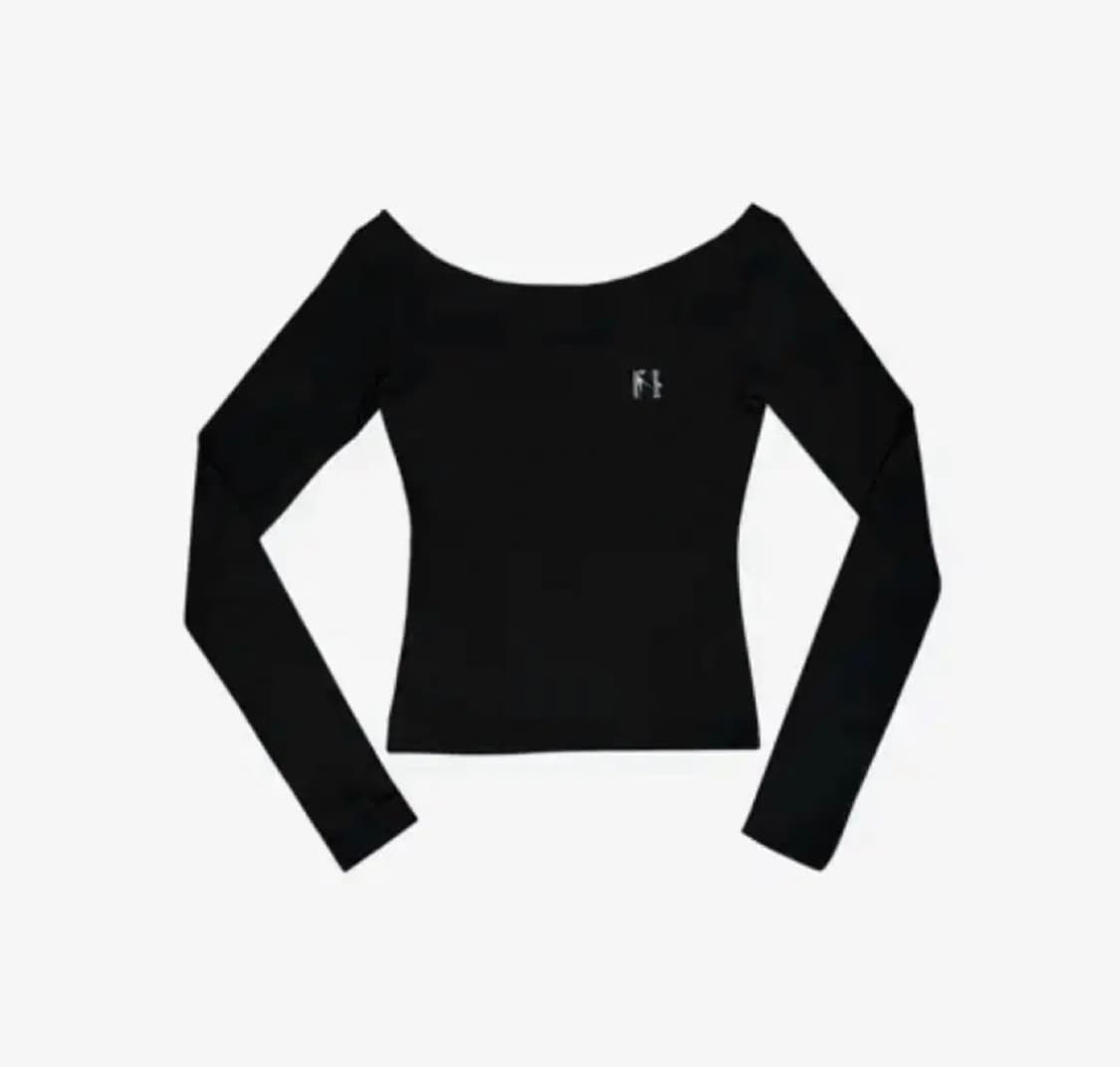 뉴얼린 보트넥 검정 상품이미지1