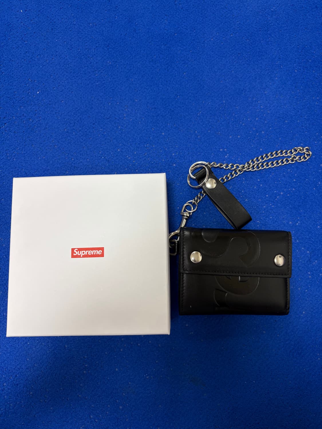슈프림 레더 체인 월렛 상품이미지1