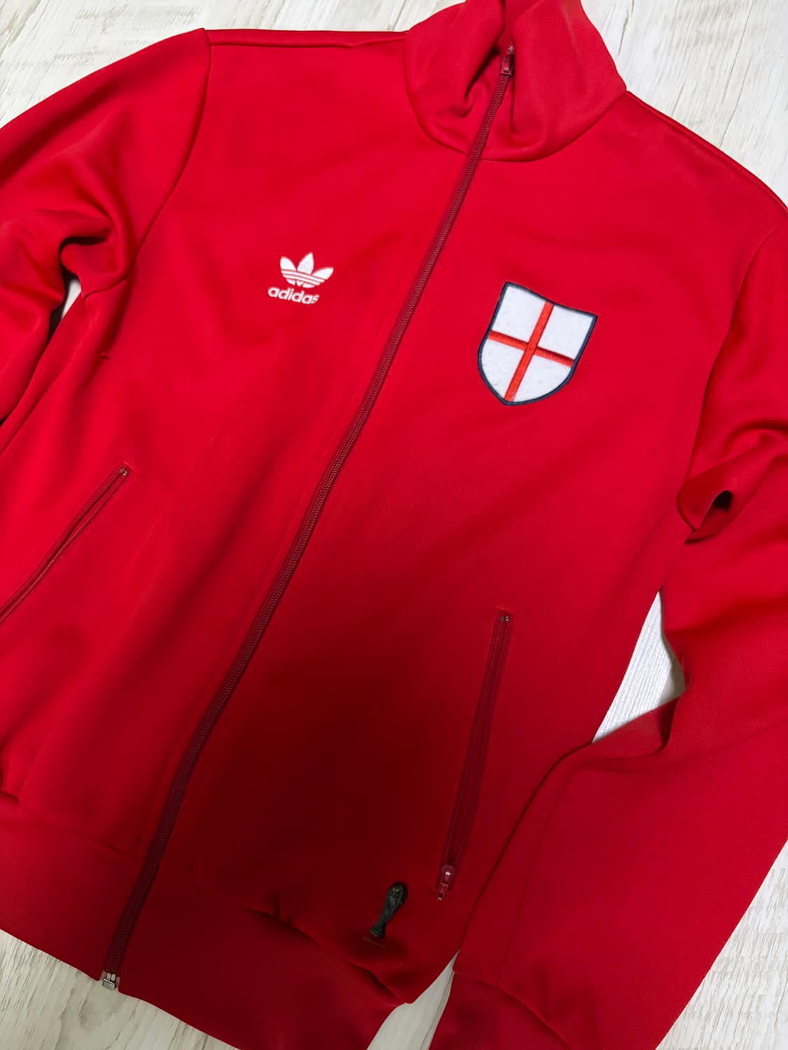 [S] 아디다스 잉글랜드 국대 트랙탑 레드 상품이미지3