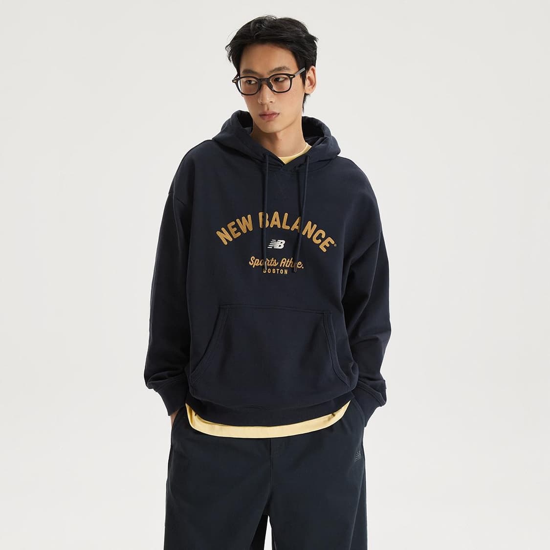 (새상품) 뉴발란스 - UNI NEW GREY 그래픽 후드티 상품이미지5