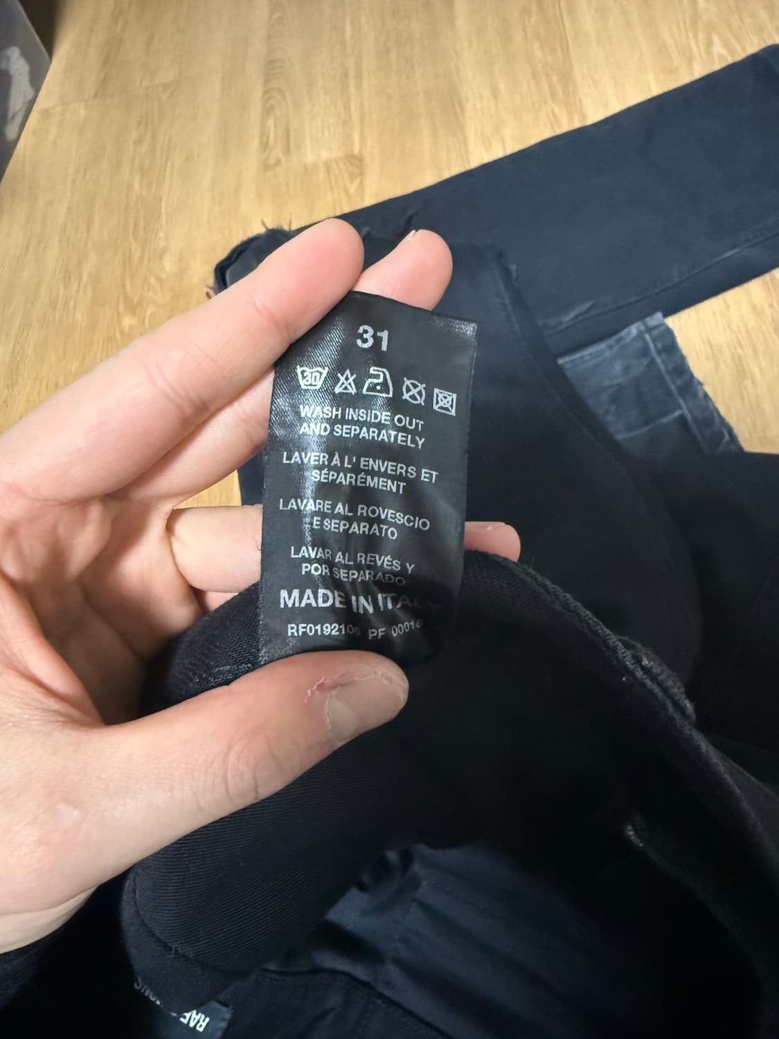 라프시몬스 디스트로이드 팬츠 상품이미지3