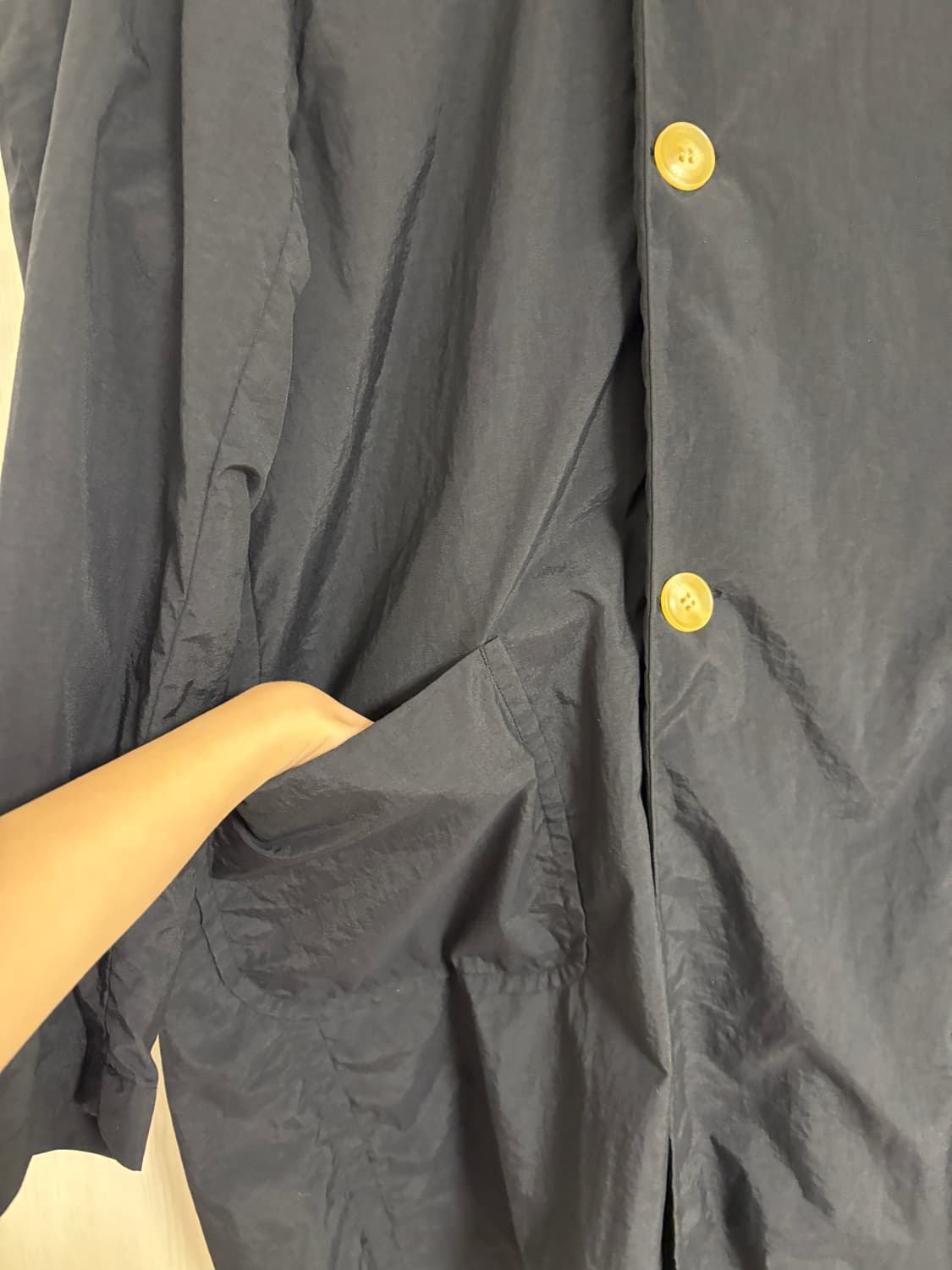 [단톤] 후드 나일론 자켓 34size 상품이미지4