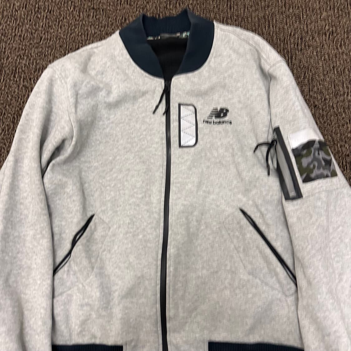 뉴발란스 항공점퍼 집업 그레이 105(XL) 상품이미지2