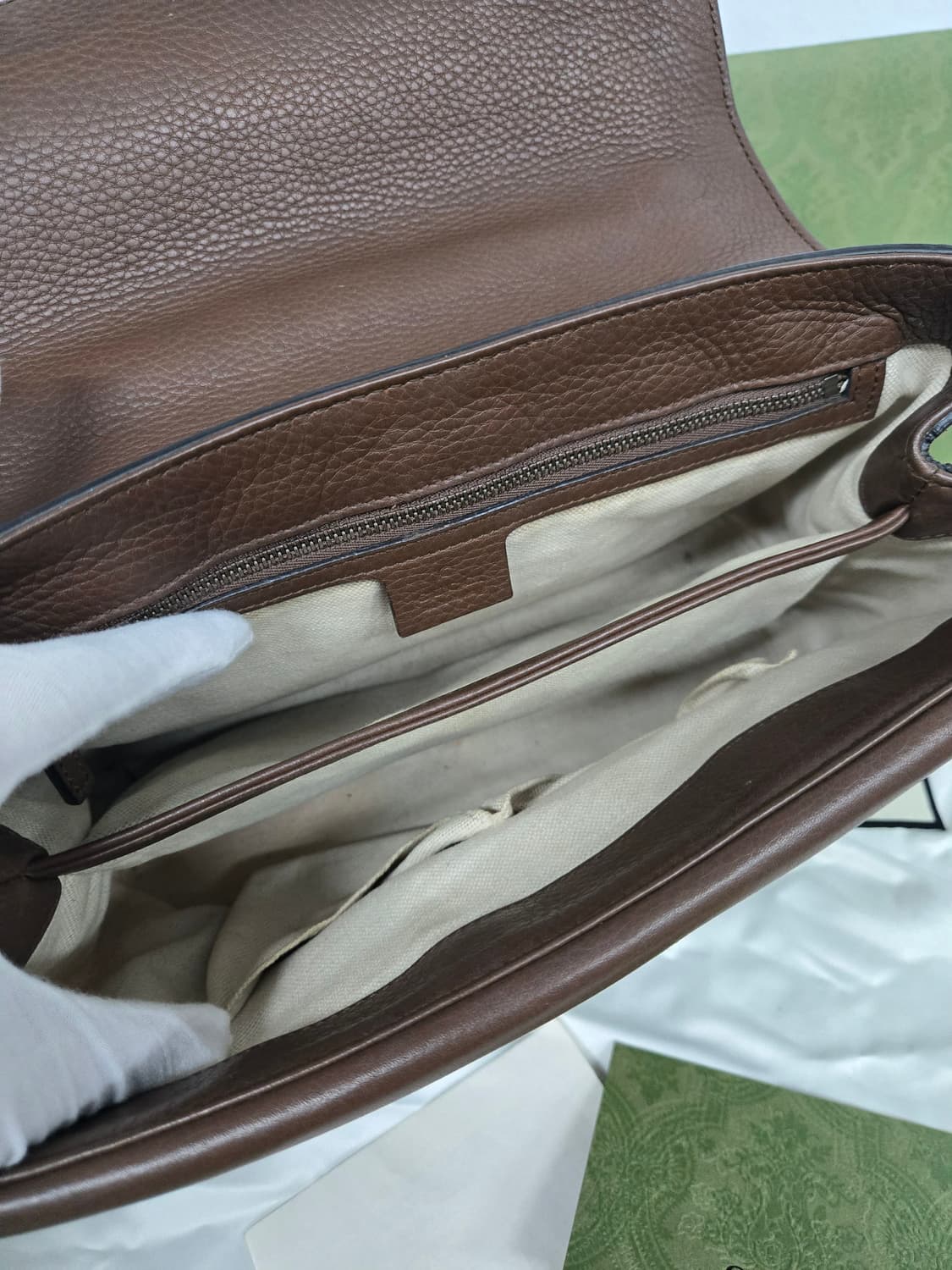 [보증서 정품] 구찌 마몬트 가죽 숄더백 상품이미지1