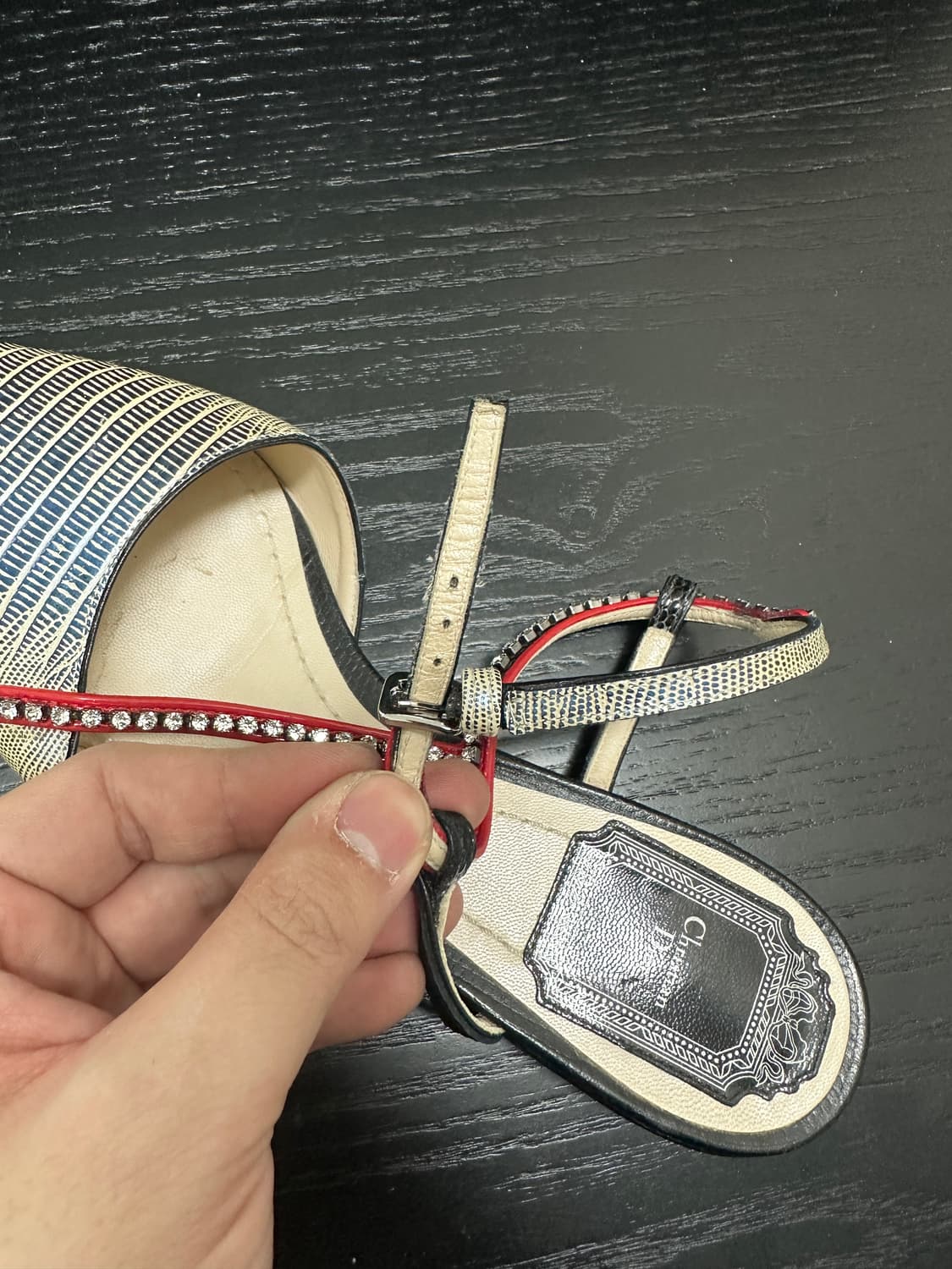 디올 스트랩 샌들 상품이미지5