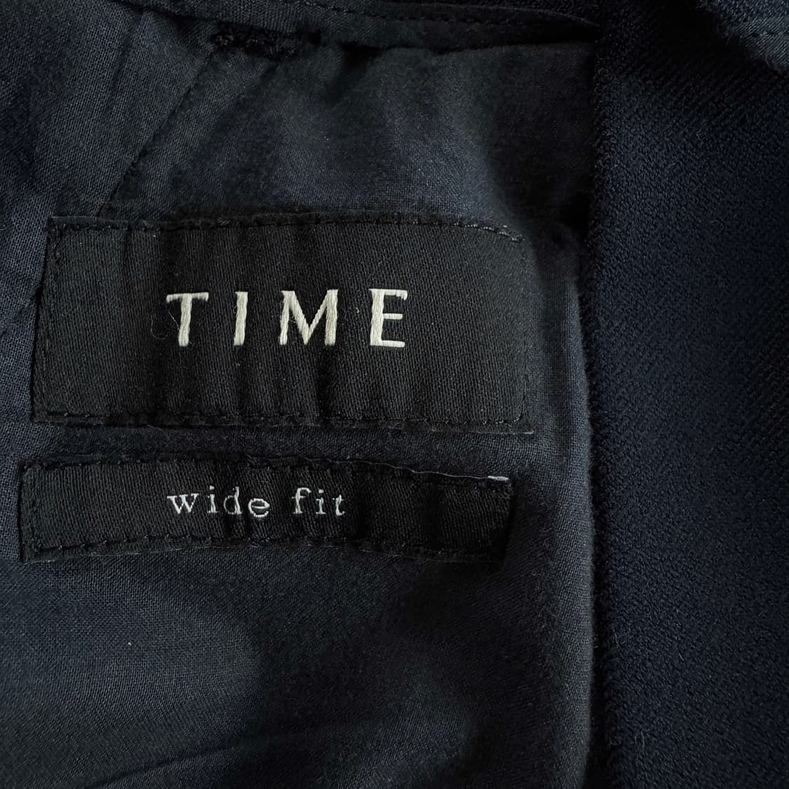 타임옴므 백 밴딩 핀턱 와이드 팬츠 상품이미지2