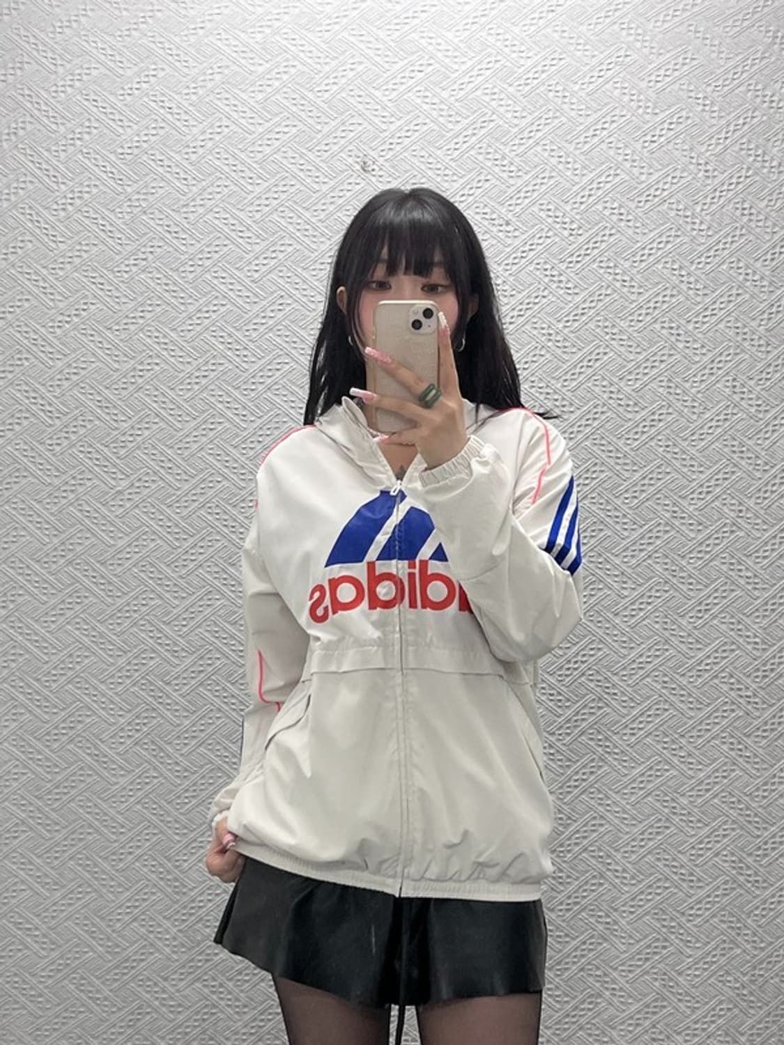 아디다스 올드스쿨 레트로 빈티지 00s 바람막이 자켓 100 C12512 상품이미지2