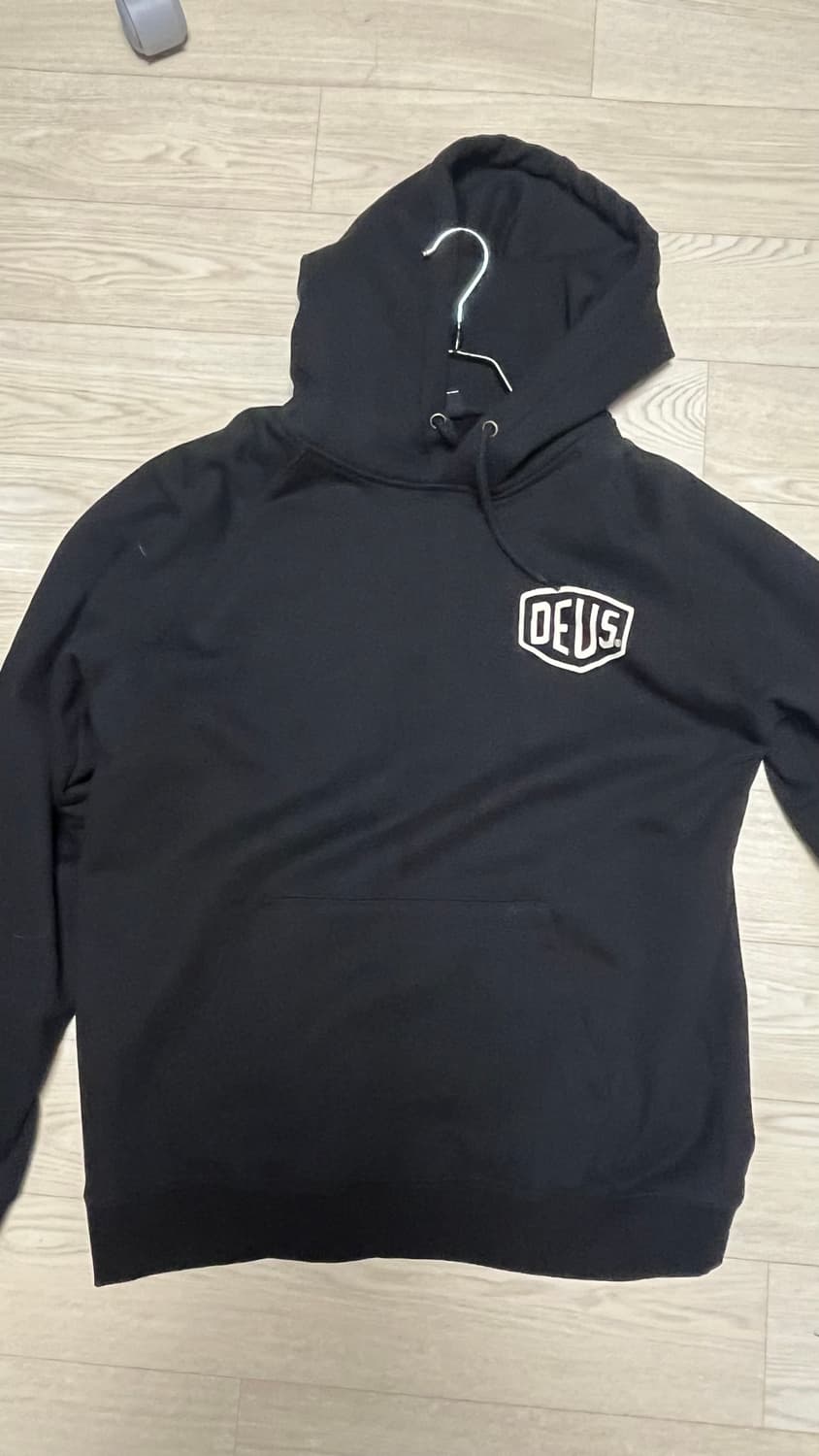 데우스 후디 블랙 사이즈L 상품이미지1