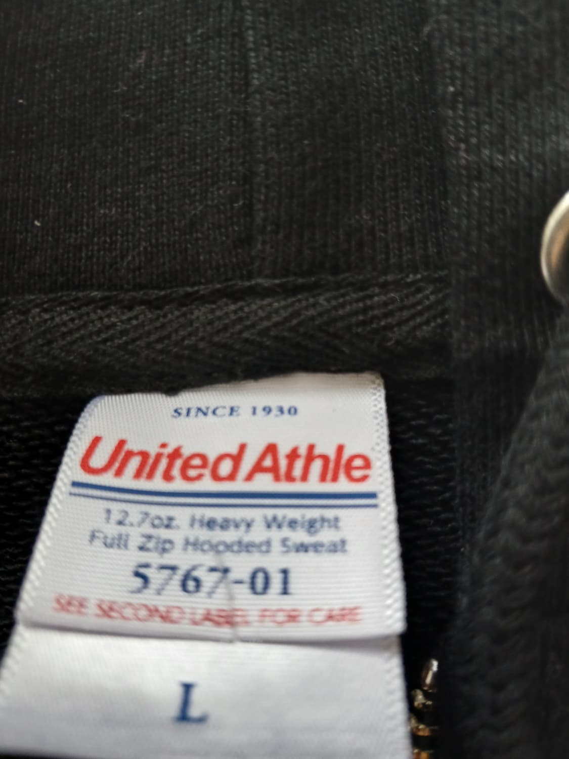 United athle 헤비코튼  후드집업 상품이미지3