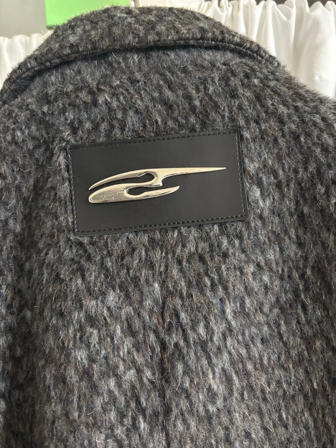 엘이이와이 크롭 울 자켓 블랙 상품이미지3