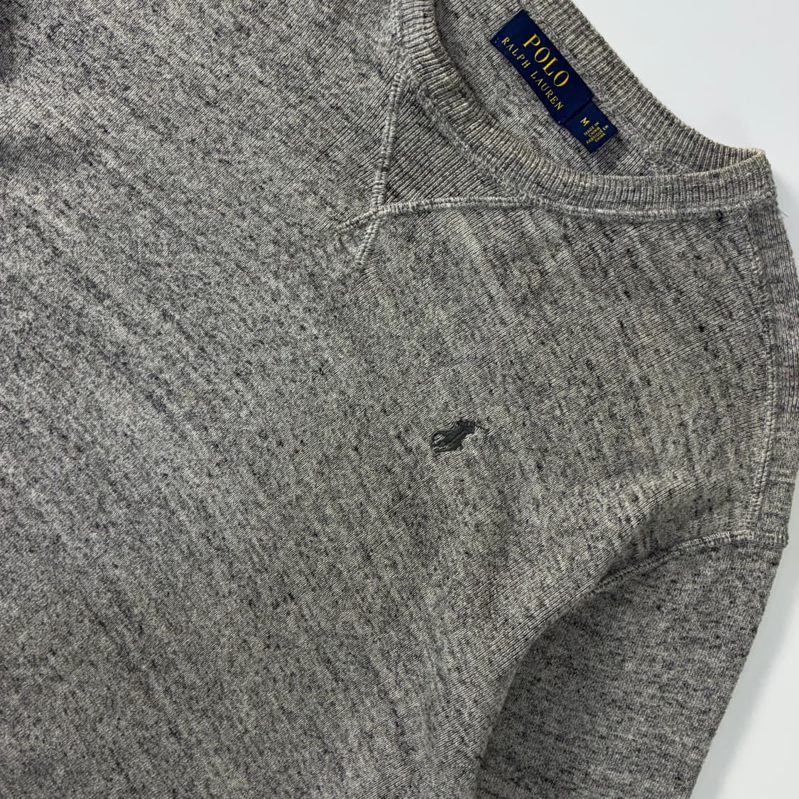 Polo 폴로 랄프로렌 신형 그레이 코튼 라운드 니트 상품이미지3