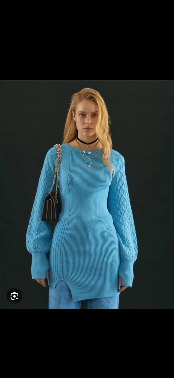 앤더슨벨 베티 컷아웃 니트 드레스 상품이미지1