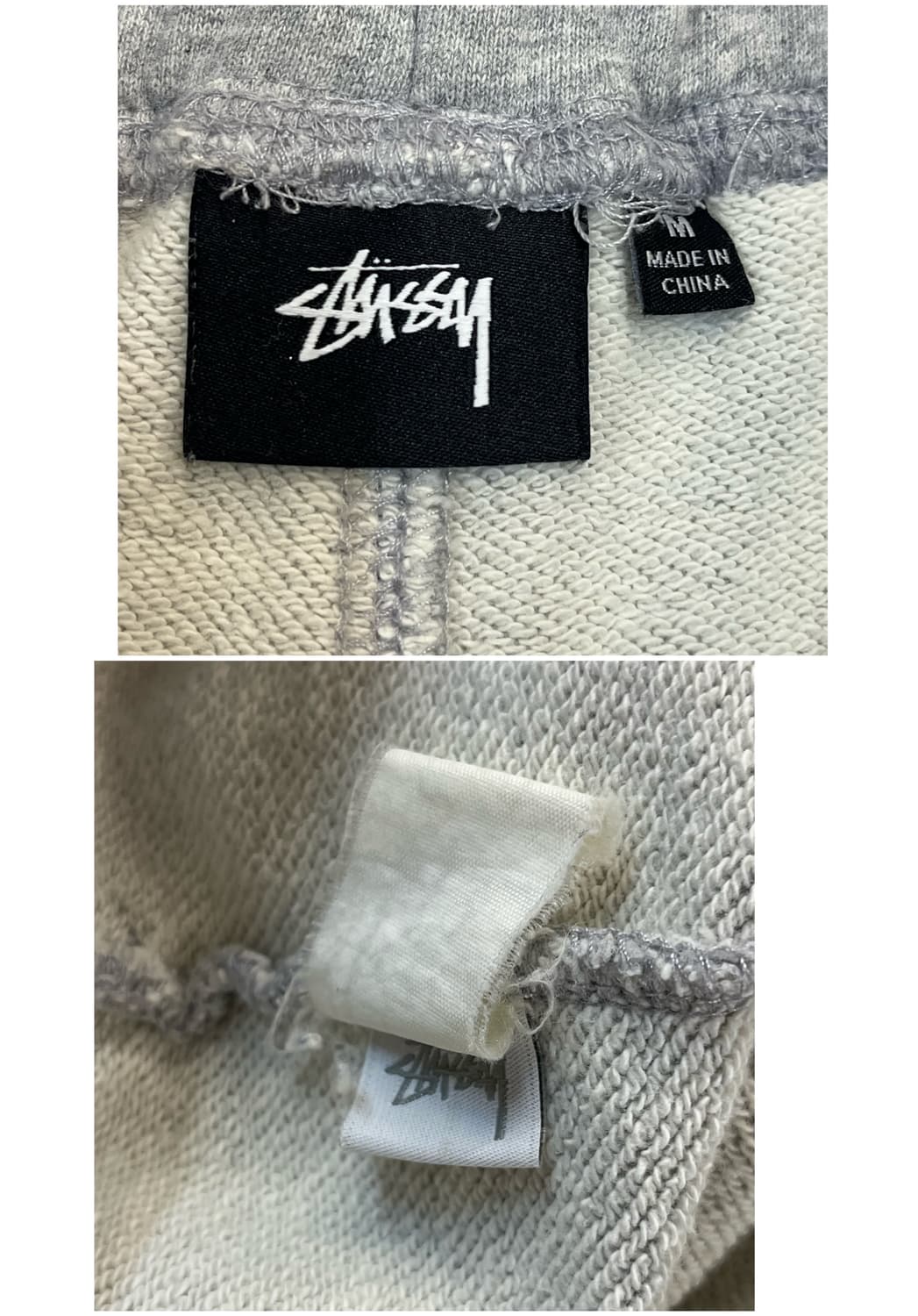 스투시 밴딩 스웻 하프 팬츠 그레이 M #csz3435 상품이미지3