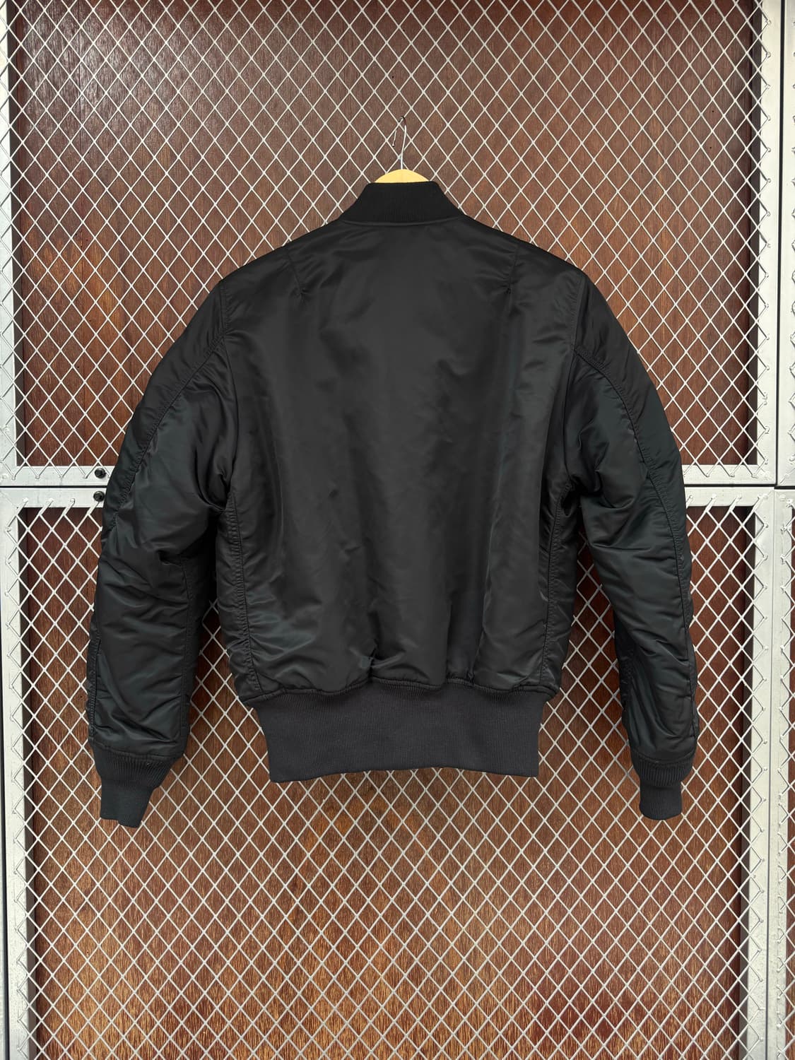 알파인더스트리 나사 NASA MA-1 블랙 리버시블 봄버 항공자켓 S 상품이미지5