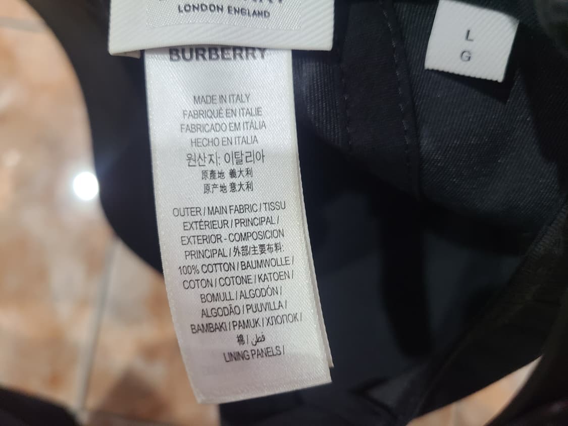 버버리 스냅백 상품이미지6