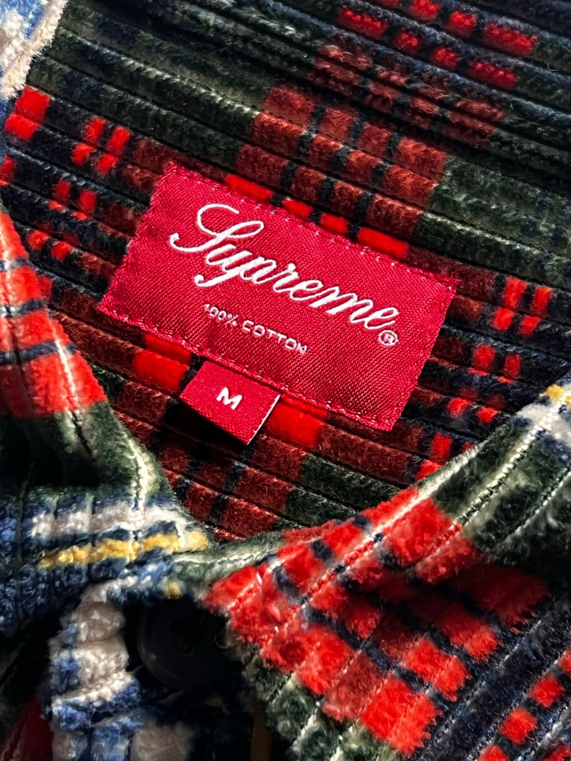 Supreme 20SS Corduroy Plaid Shirt 상품이미지5