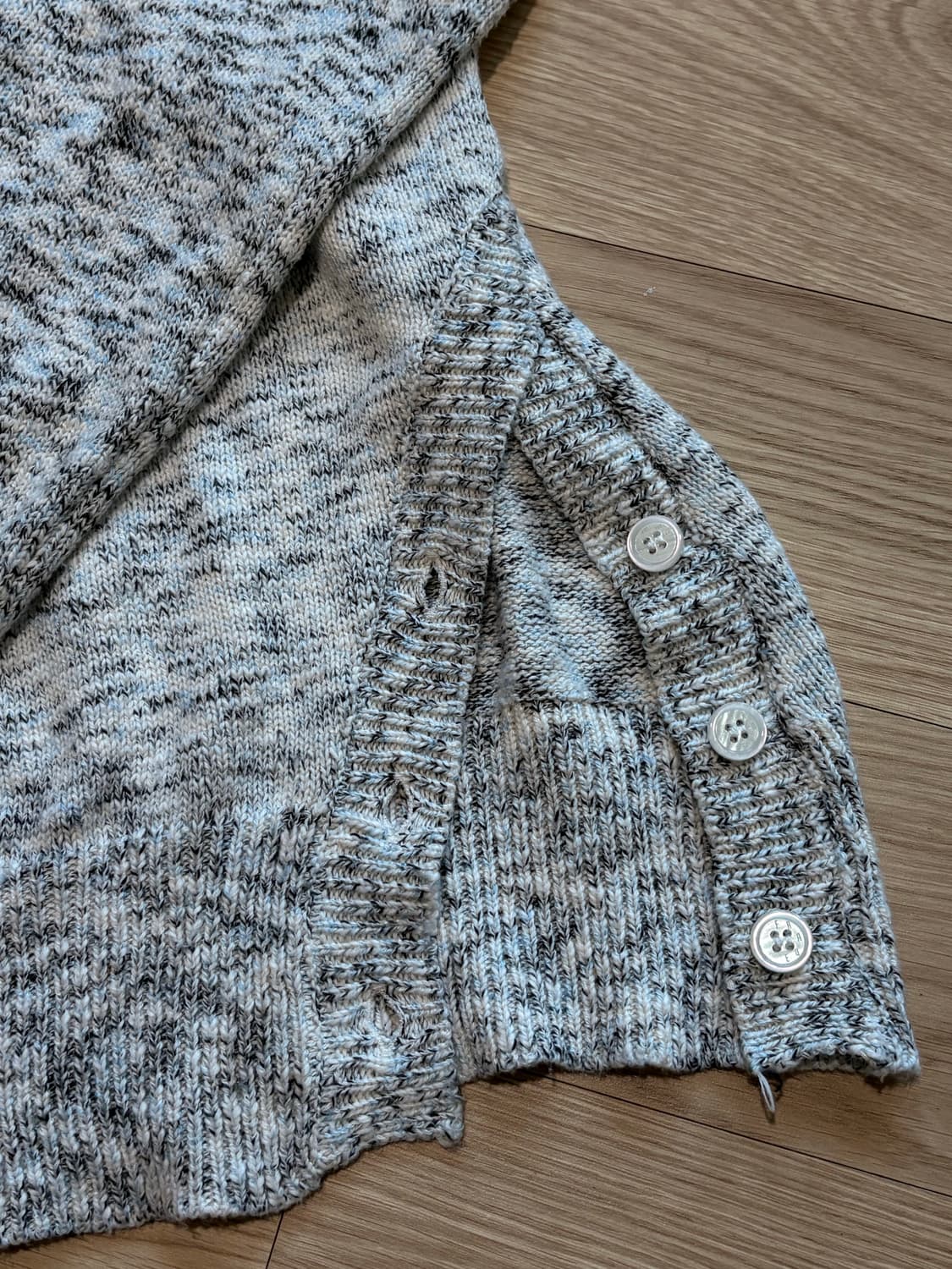 프라게 니트 _에시메틱 헨리넥 니트 - 믹스 상품이미지9