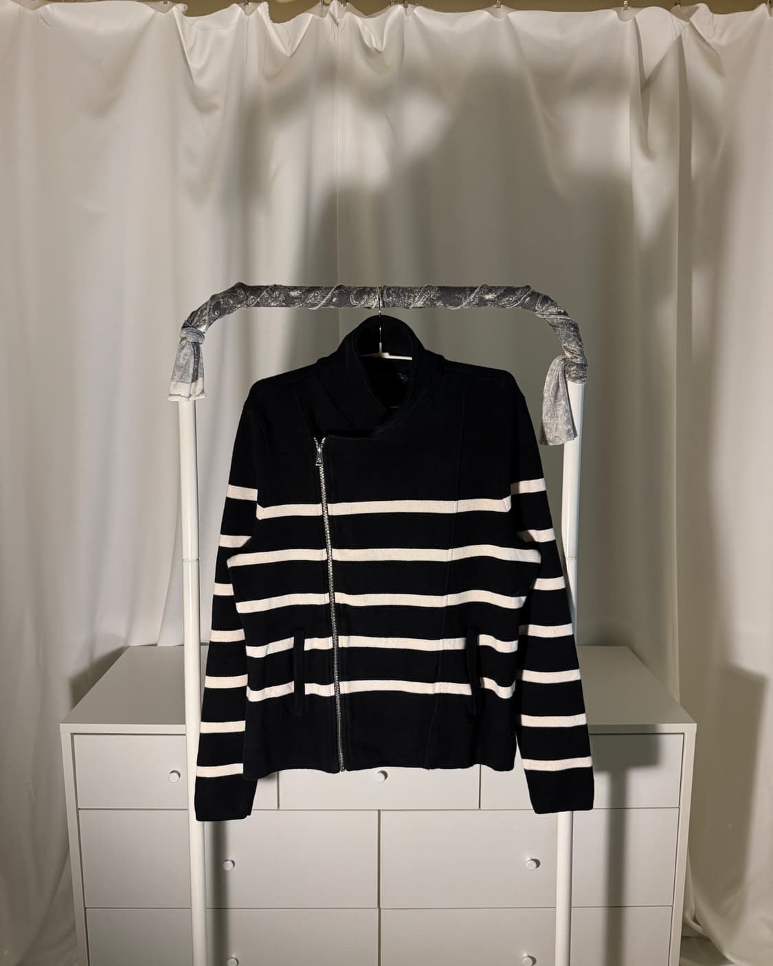  levani jacket stripe zip up sweater 상품이미지1