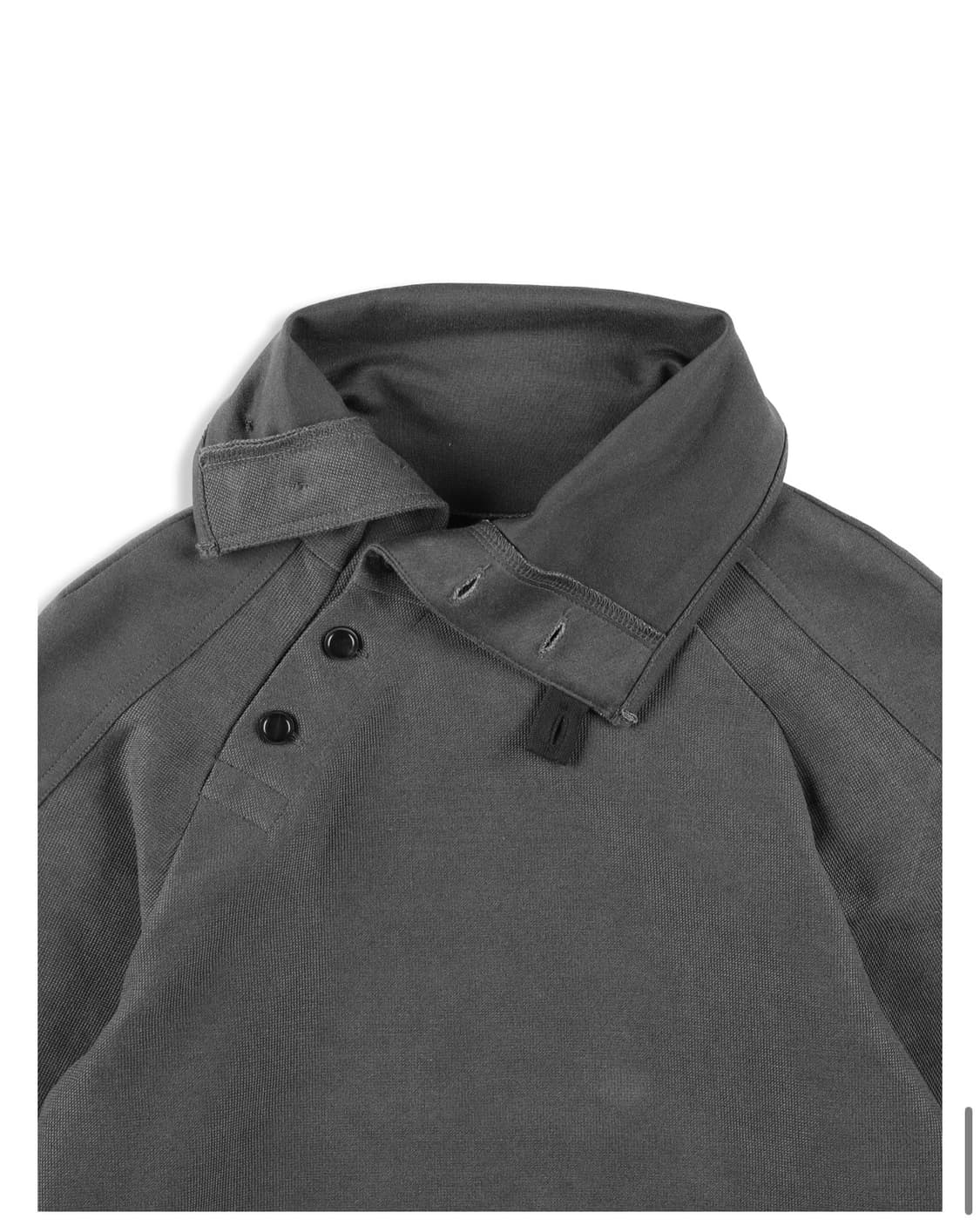 폼리쉬 BUTTON HIGH NECK SWEATER / GREY 맨투맨 상품이미지1