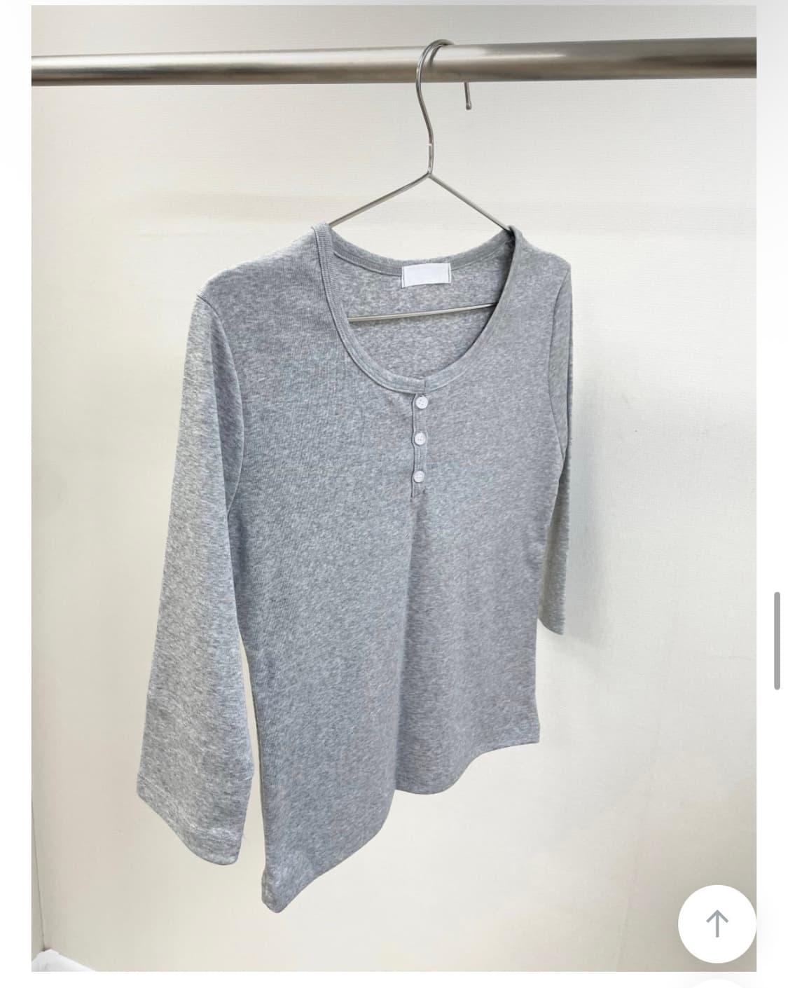 7부 버튼티 상품이미지1