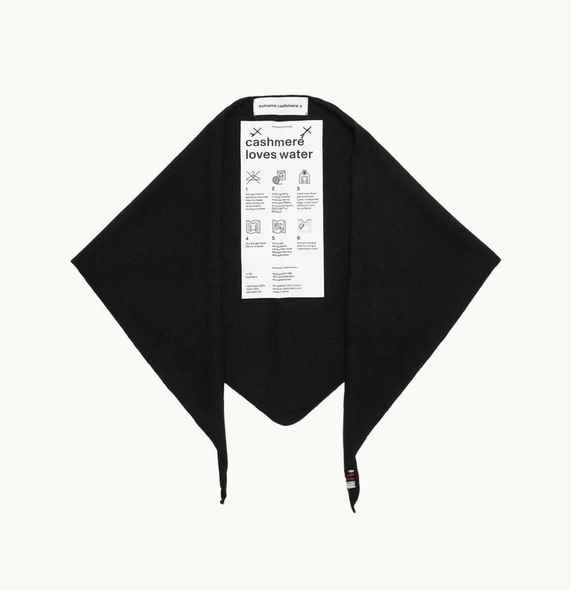 익스트림 캐시미어 반다나 Raven 상품이미지1