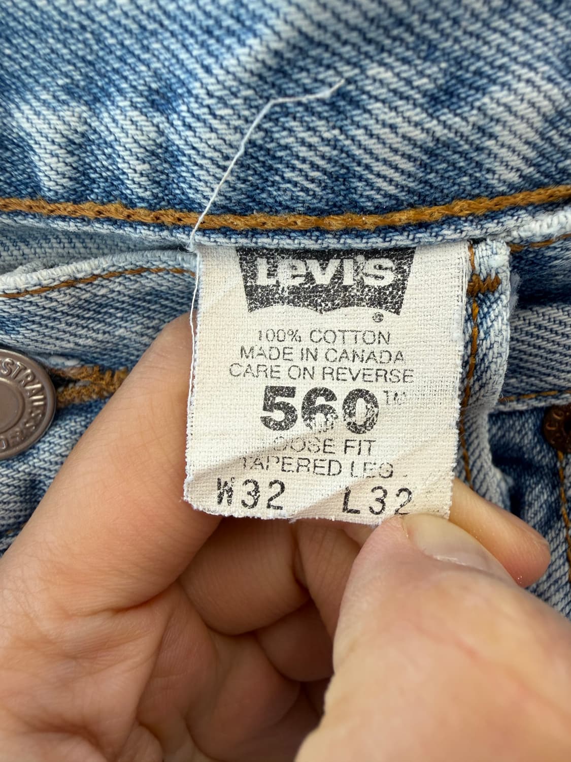  90s Levi’s 560 (32X32) 상품이미지3