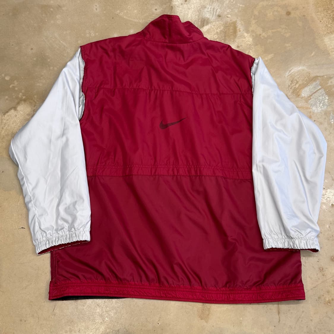 XXL 나이키 00s 올드스쿨 리버시블 와인 배색 바람막이 상품이미지5