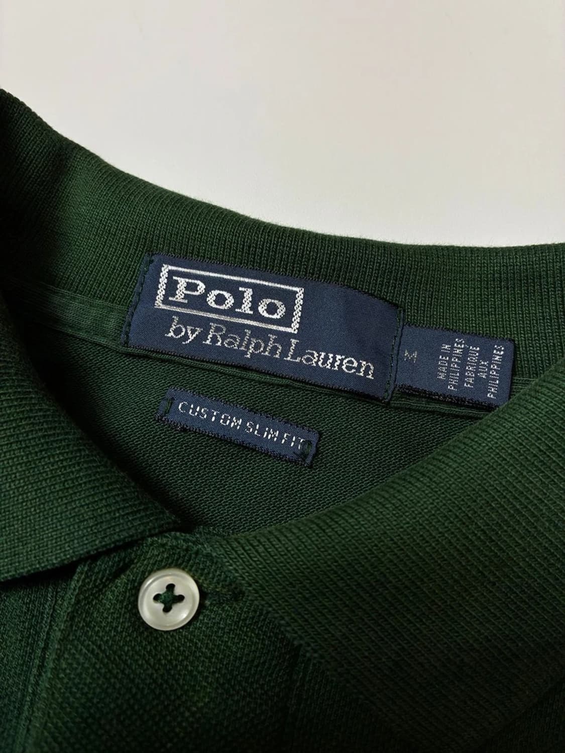 폴로 랄프로렌 슬림핏 늑대 캠프 그래픽 카라 반팔 티셔츠 PN9663 상품이미지7