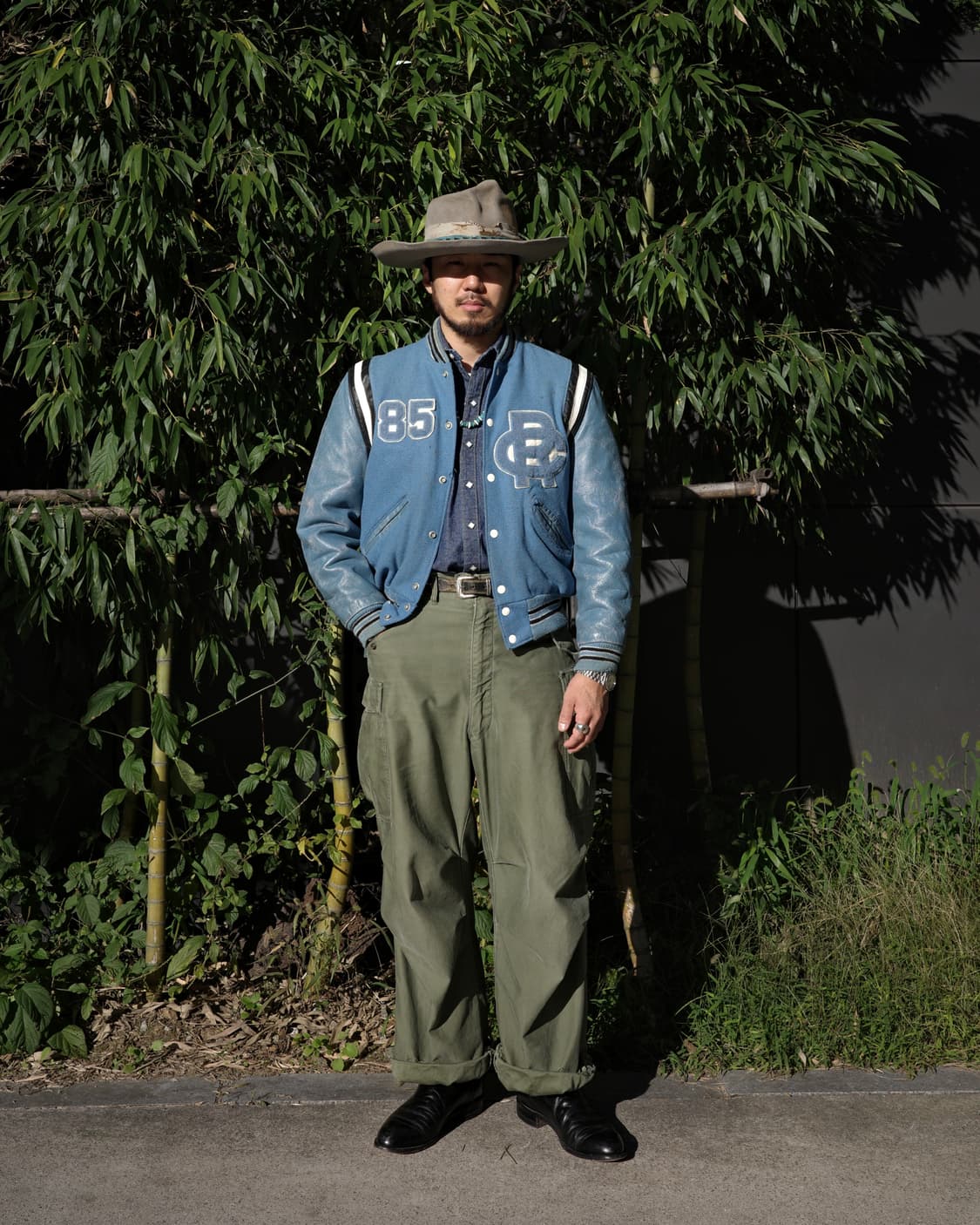 80‘s Delong 에이징 레터맨 자켓 상품이미지8