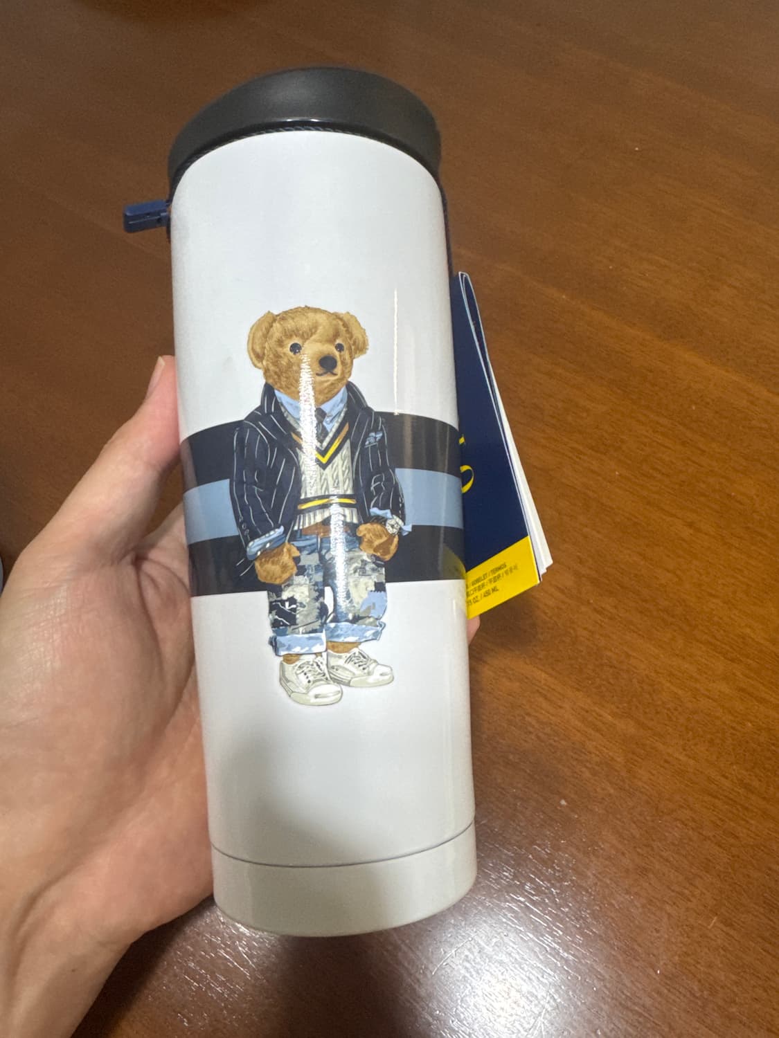 폴로 랄프로렌 텀블러 화이트 폴로베어 상품이미지1