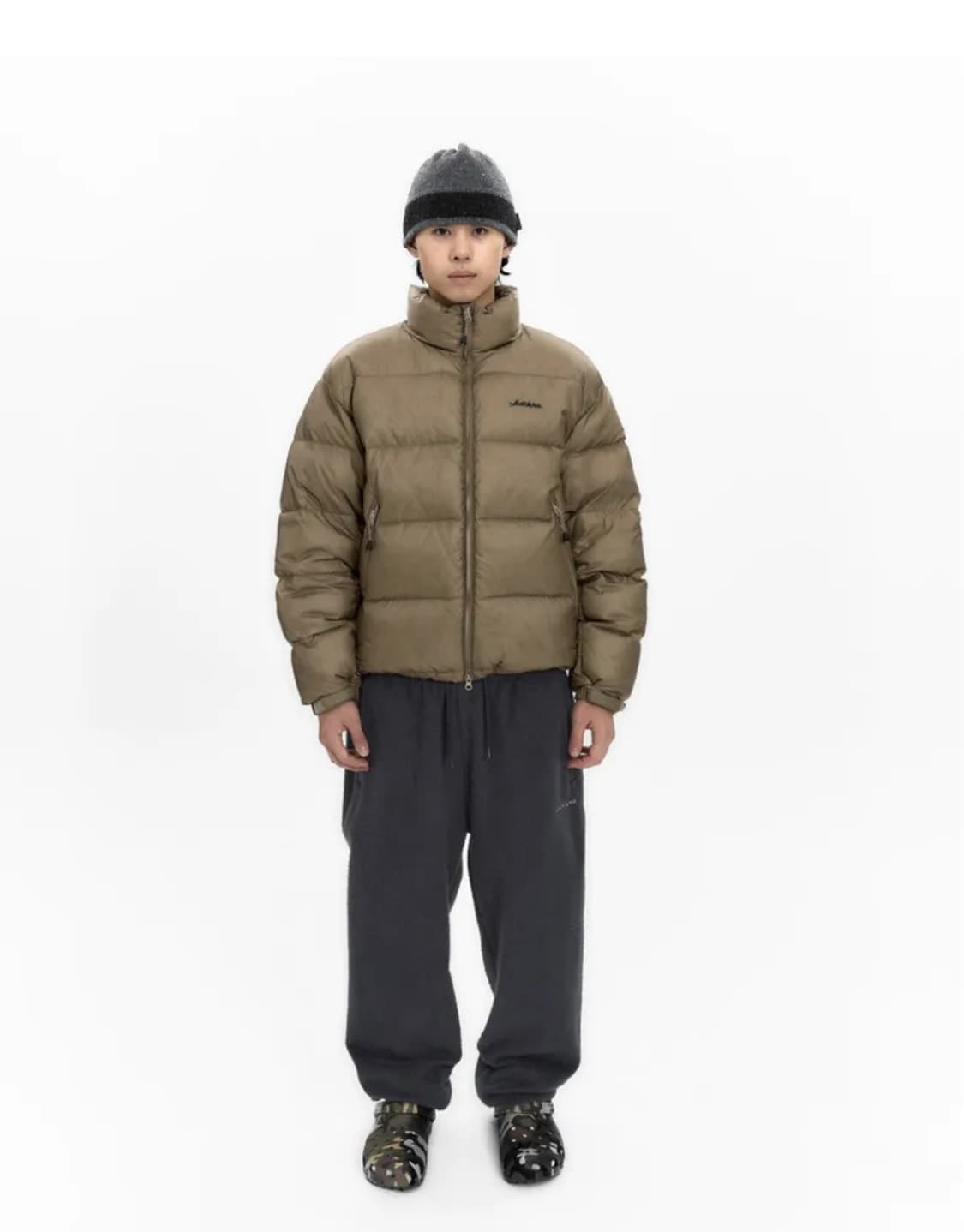 예스아이씨 패딩 5B Fond Down Jacket Greige 상품이미지4