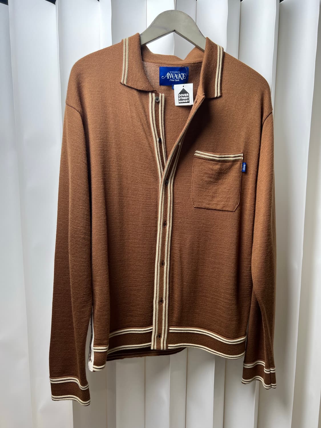 Awak NY 브라운 니트 가디건 새상품 상품이미지2