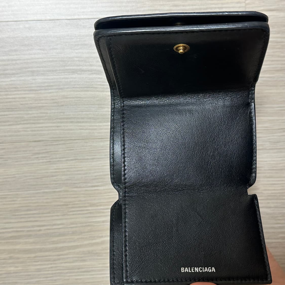 발렌시아가 캐시 미니 월렛 블랙 상품이미지5