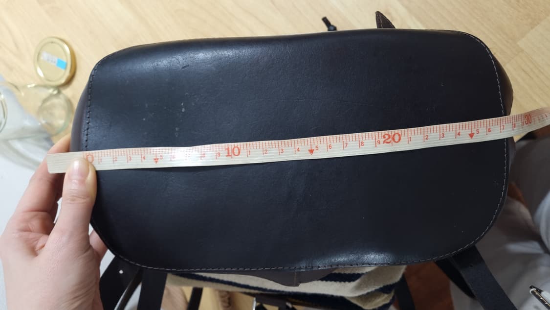 빈티지 에스닉 패턴 통가죽 백팩 상품이미지9