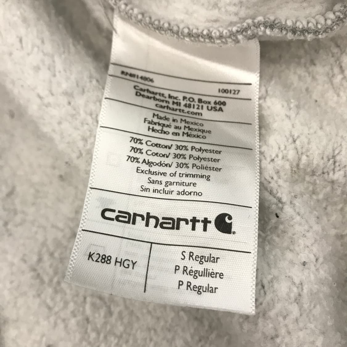 칼하트 K288 미드웨이트 후드티셔츠 [S] 상품이미지6