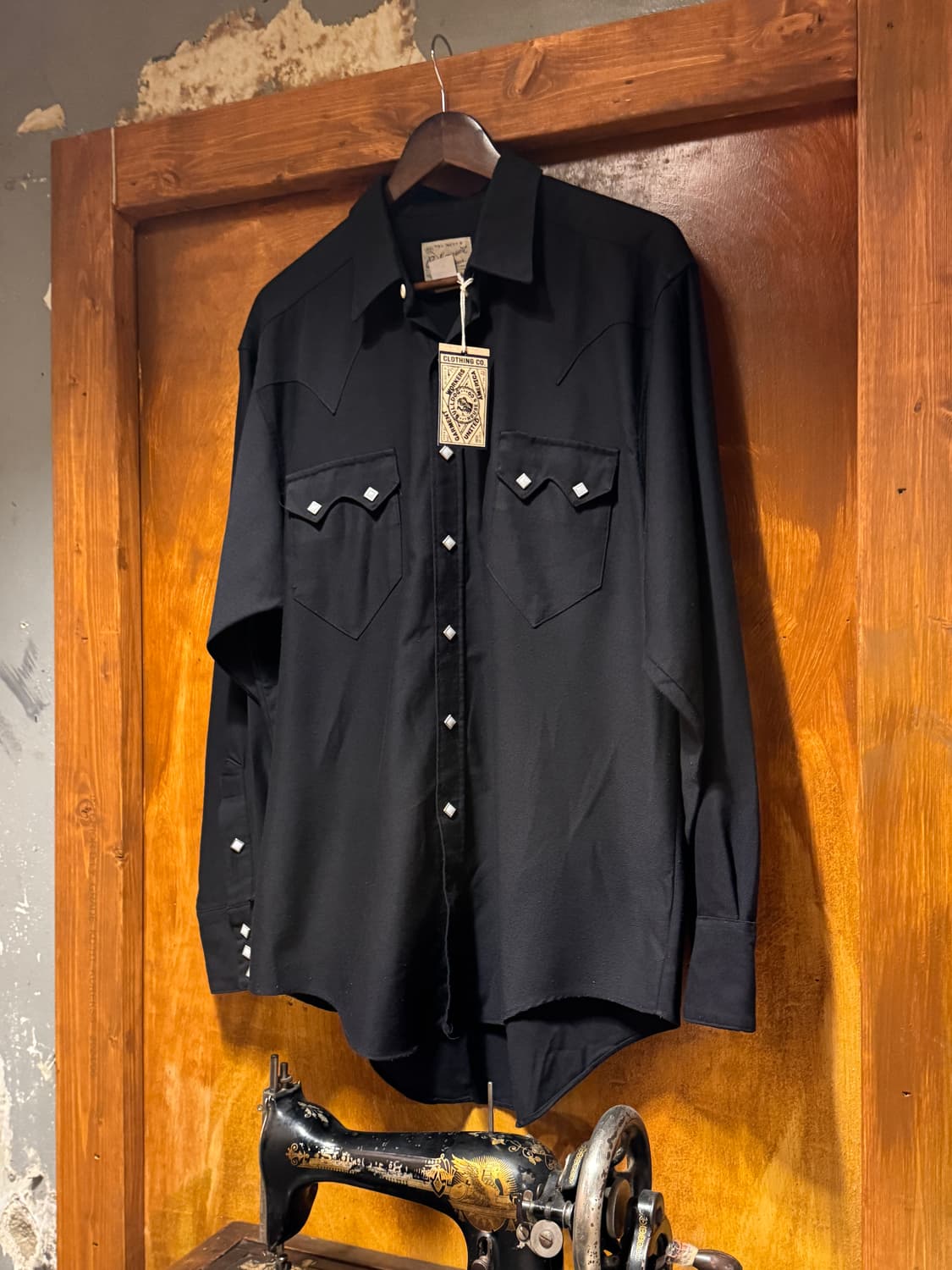 60s 락마운트 레이온 웨스턴셔츠 (42) 상품이미지2